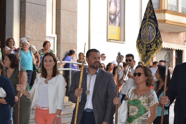 La Virgen de los Dolores recorre las calles de Águilas en el día de su onomástica