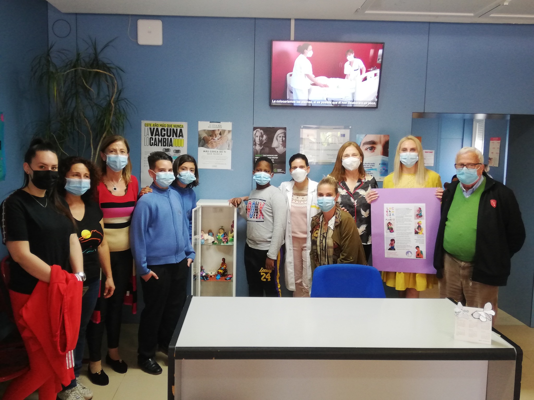 El Centro de Salud Águilas Sur acoge una exposición permanente de “Lactancia en plasti” 