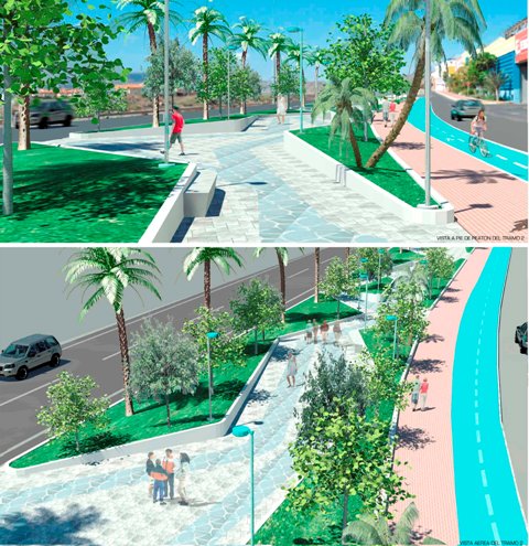 Águilas contará con un “cinturón verde” que estará dotado de paseo peatonal y carril bici 