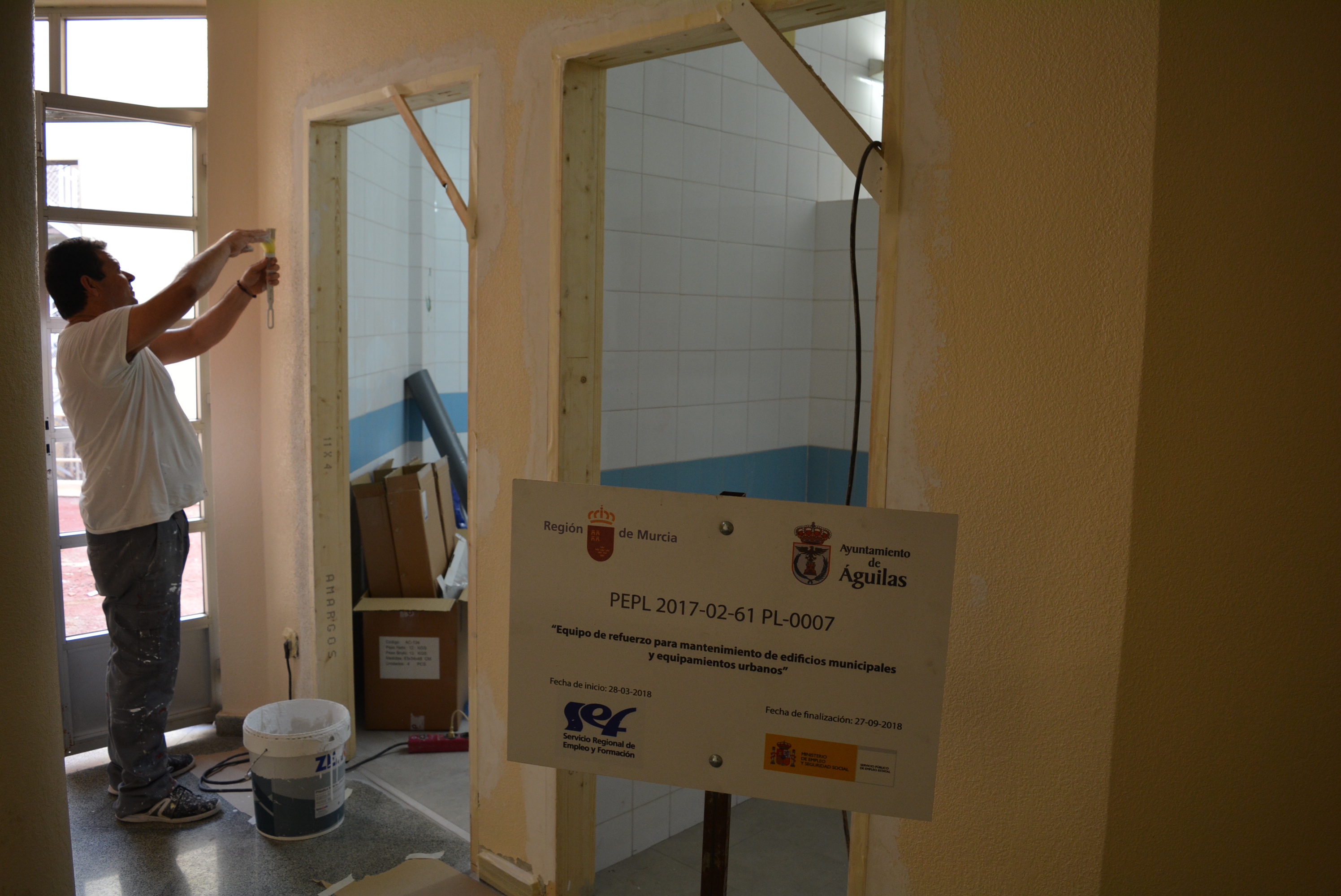 El Ayuntamiento mejora las instalaciones del Centro Municipal de la Tercera Edad para convertirlo en un espacio accesible