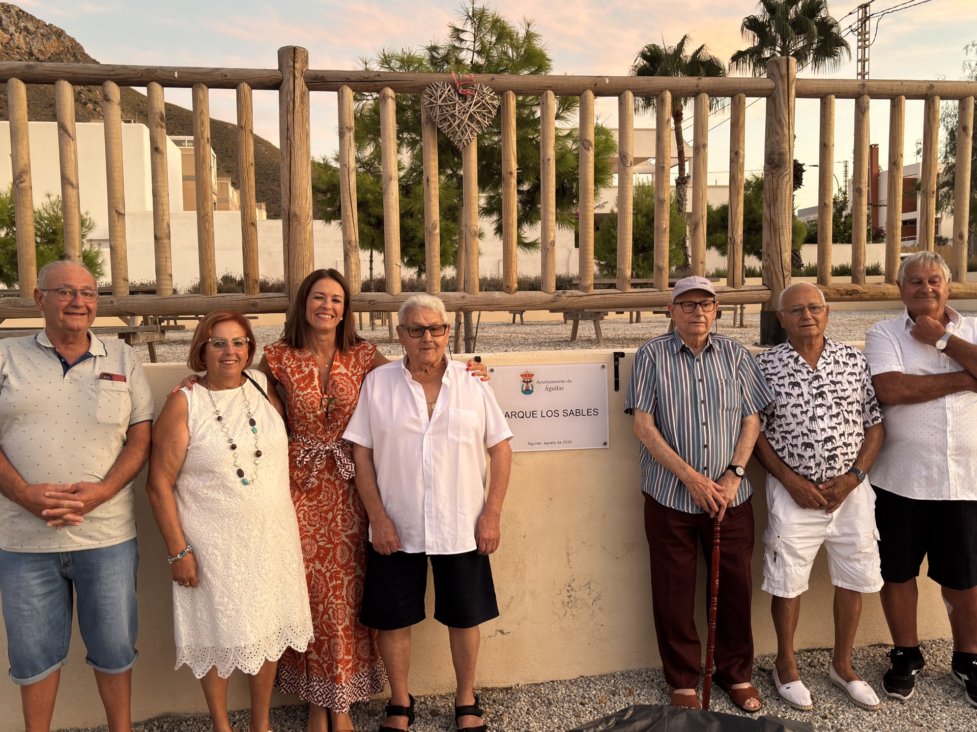 Águilas reconoce a figura de “Los Sables” dando su nombre a un parque de Calabardina