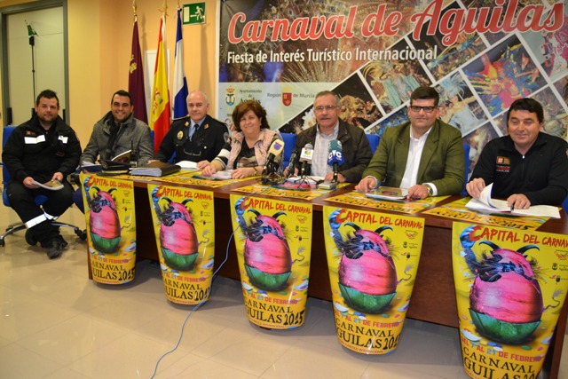 Cerca de un millar de efectivos velarán por la seguridad del Carnaval de Águilas 