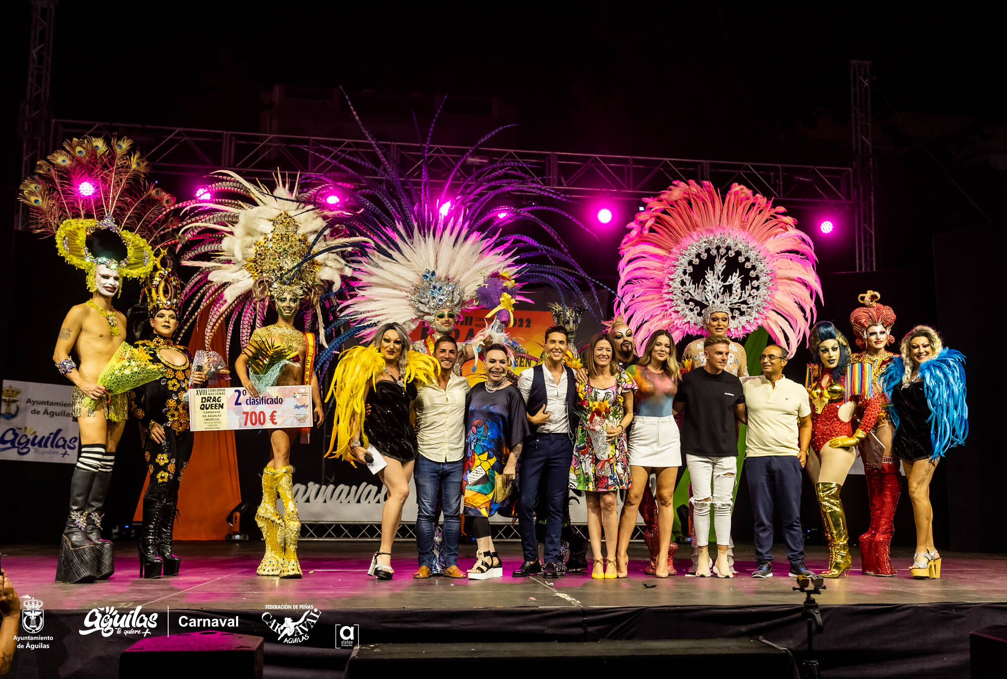 Concurso nacional Drag Queen. Carnaval de Águilas 2022