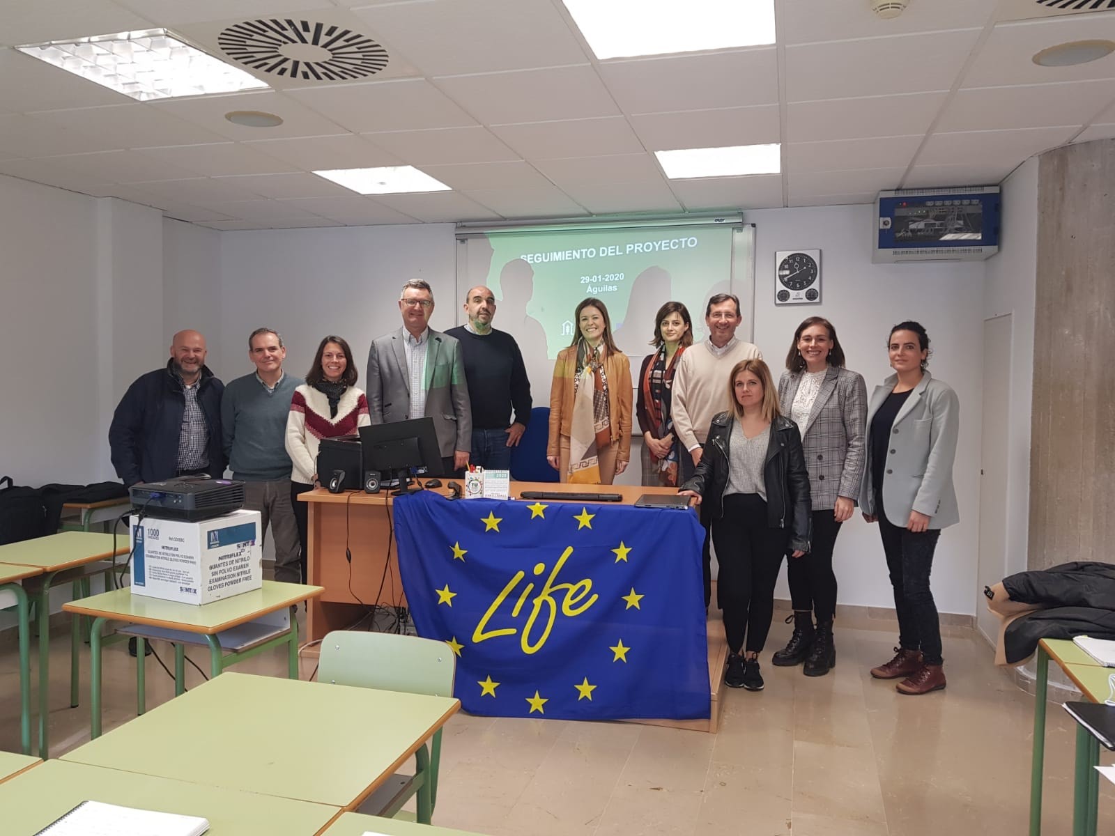 Águilas ha acogido esta mañana la reunión de seguimiento del Programa Life Adaptate