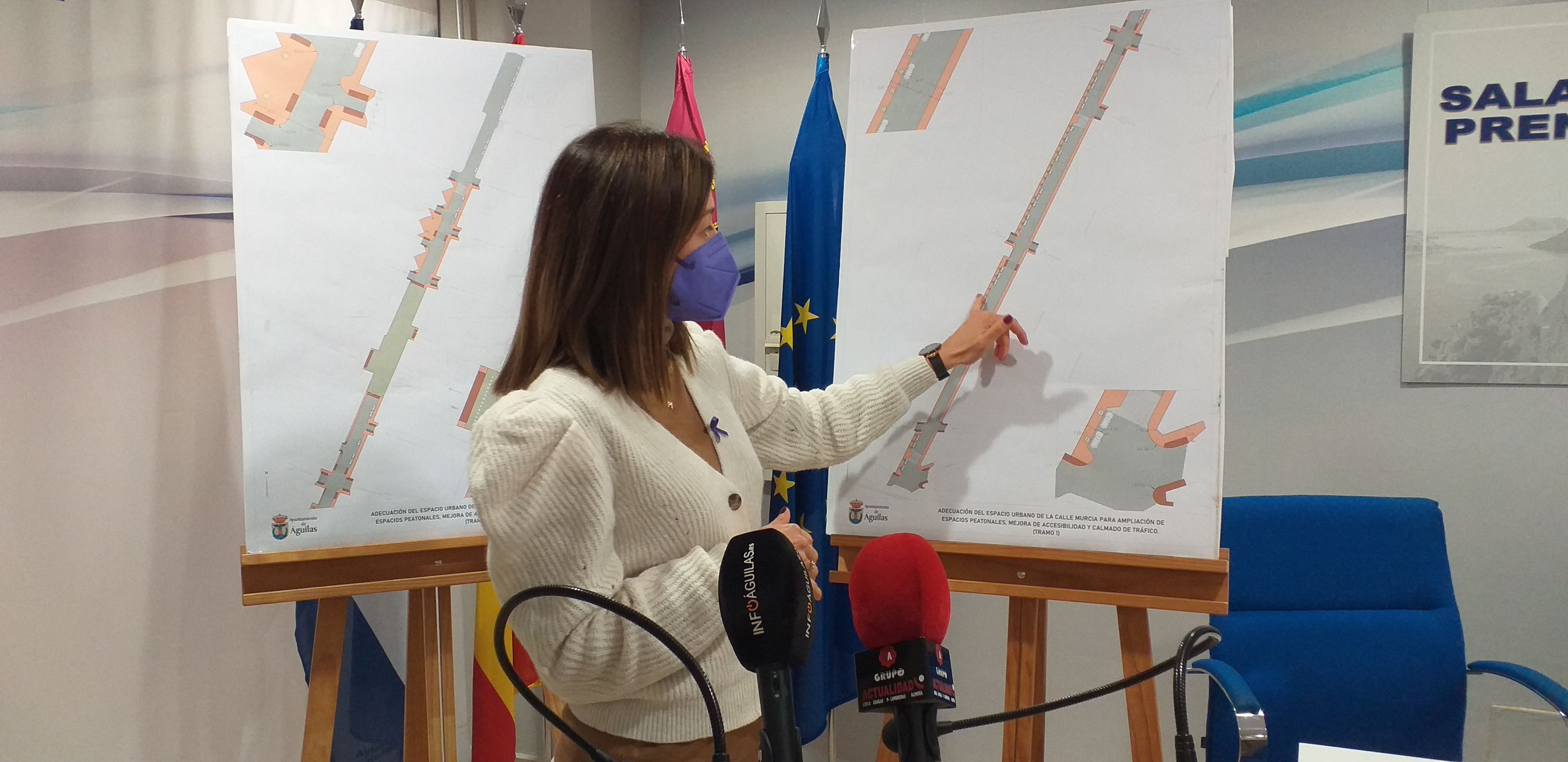 La calle Murcia será objeto de una remodelación integral para mejorar la accesibilidad de la misma