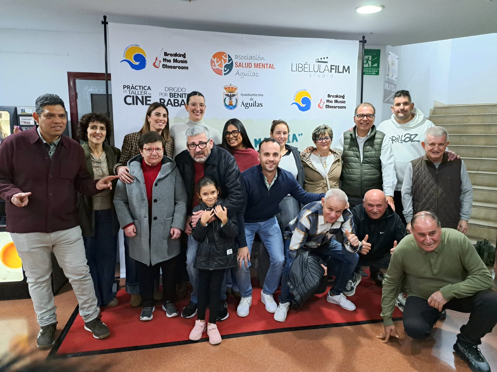 El taller de cine de la Asociación Salud Mental Águilas llena la Casa de Cultura