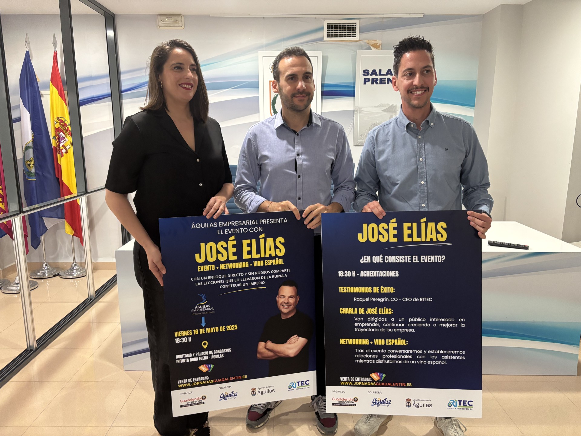 Guadalentín Emprende organiza el próximo 16 de mayo un evento empresarial con José Elías