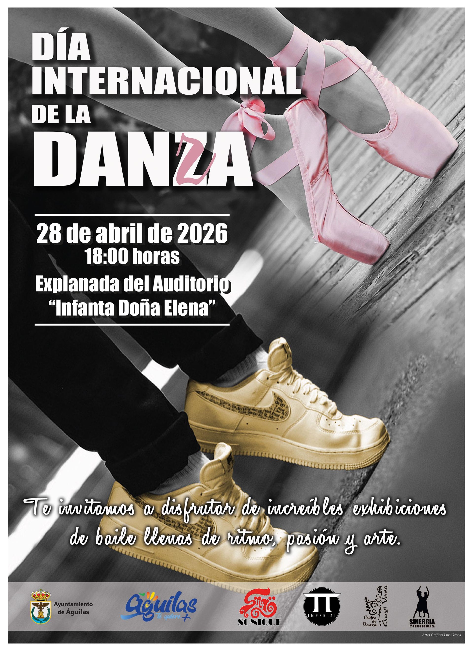 Águilas celebra el Día de la Danza con una exhibición al aire libre de academias locales