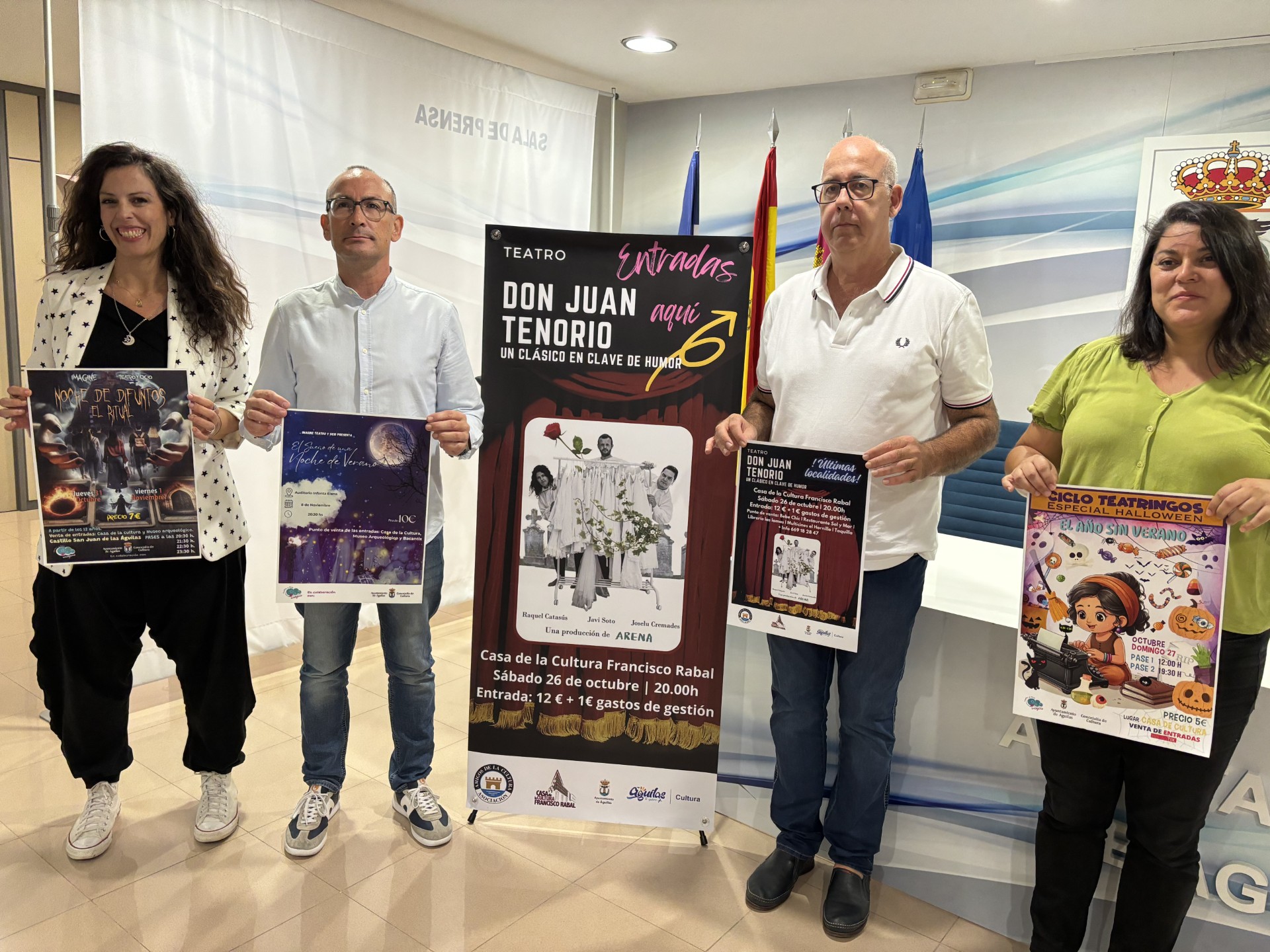 Cultura programa una variada oferta teatral con motivo de la Festividad de los Difuntos