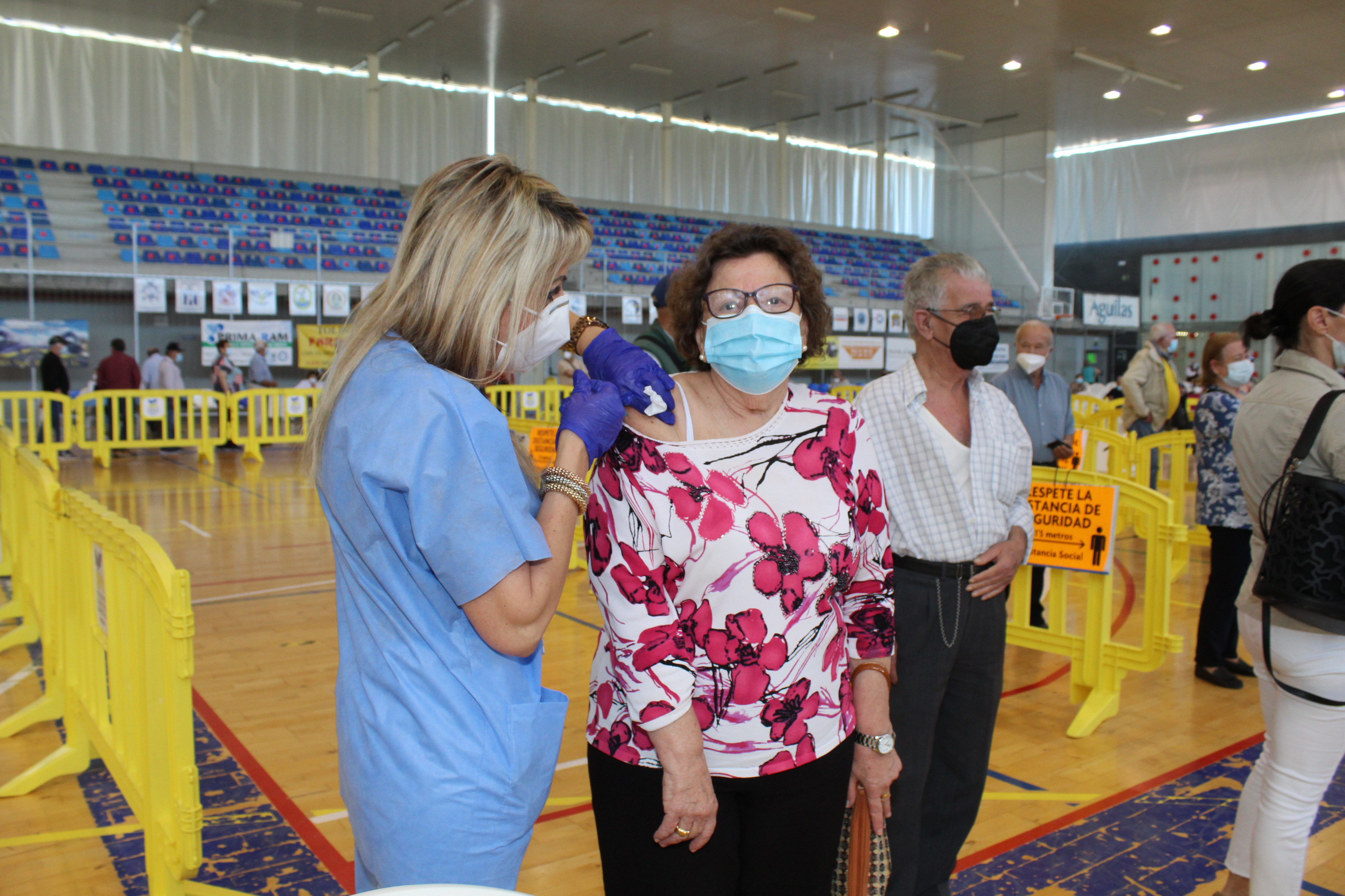 Esta mañana han recibido la segunda dosis de Pfizer los nacidos entre 1942 y 1947