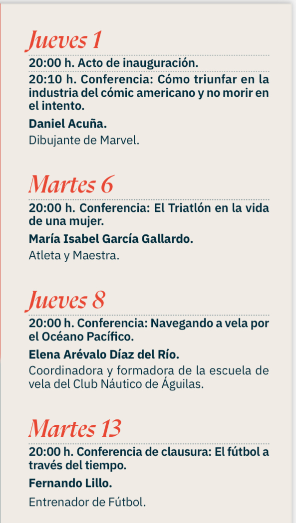 Mañana comienza el ciclo de conferencias Mirando al Mar 