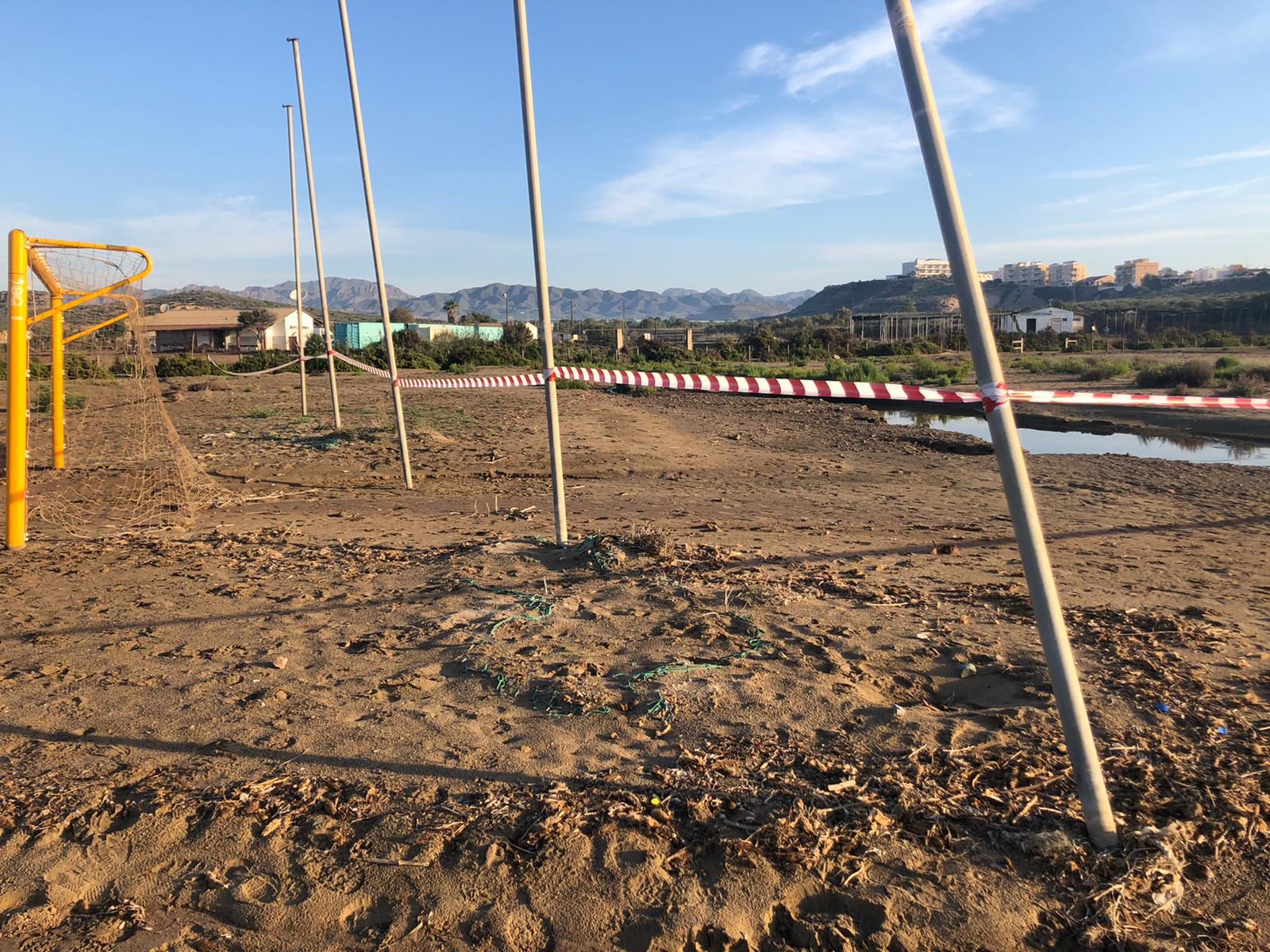 El Chorlitejo Patinegro, especie en peligro de extinción, anida en la playa de Calarreona en Águilas