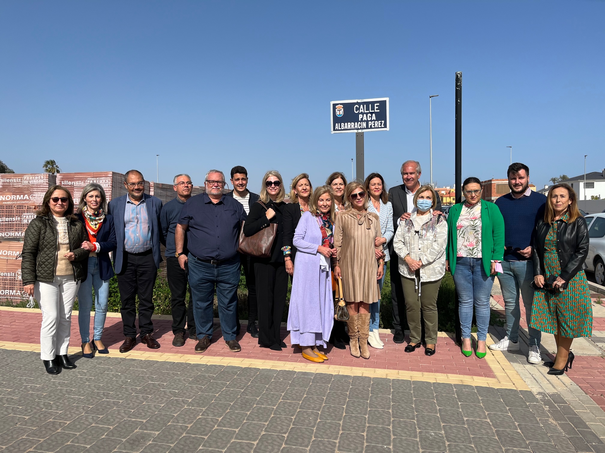 Paca Albarracín Pérez cuenta desde ayer con una calle a título póstumo en Águilas