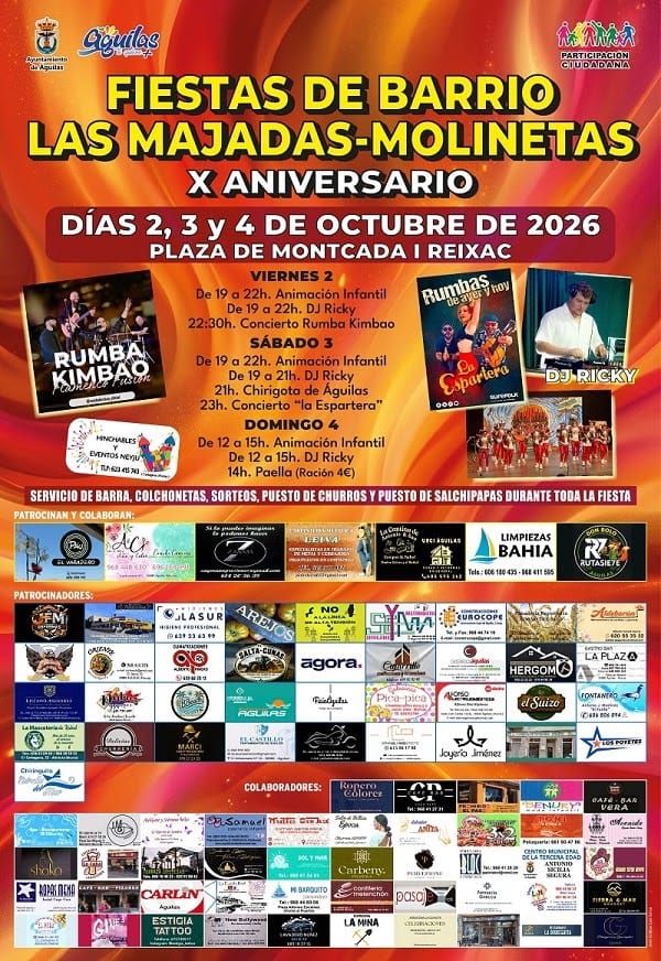 Agenda de actos previstos para el fin de semana