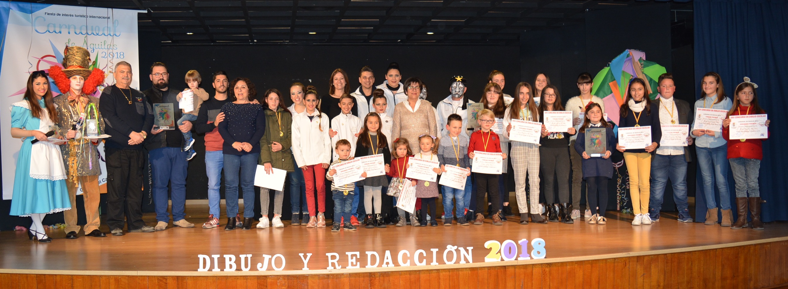 Los escolares aguileños participan en el XXV Concurso de Dibujo y Redacción Carnaval de Águilas