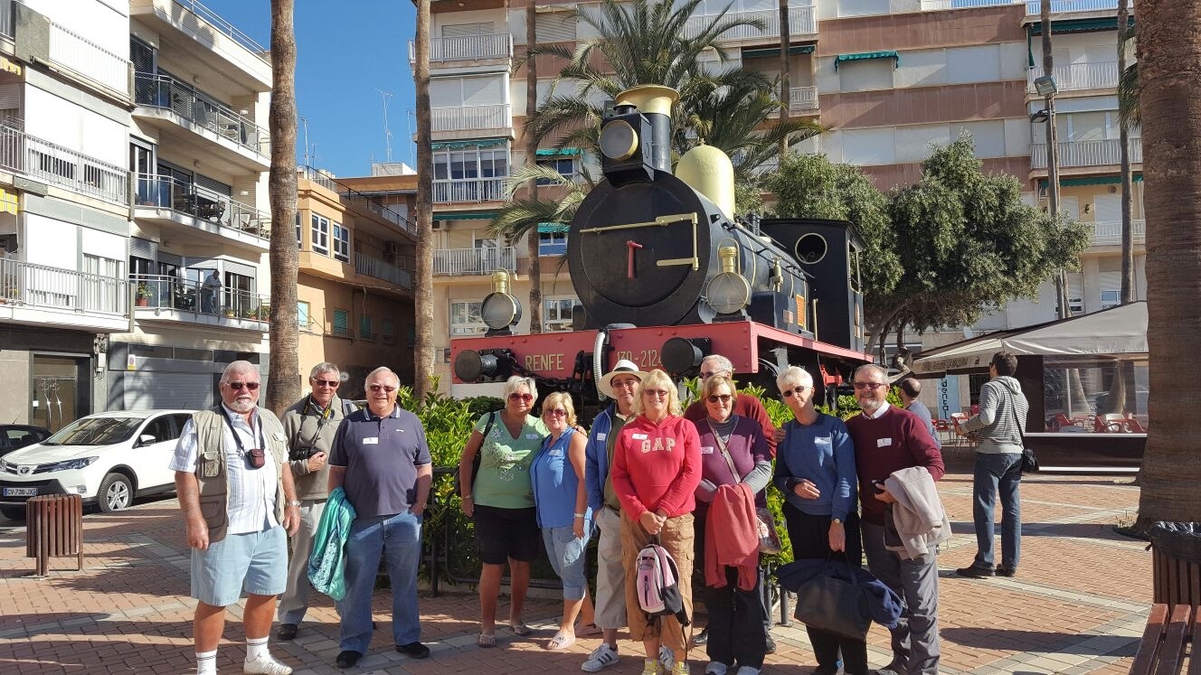 Éxito de participación en la primera Ruta del Ferrocarril en inglés