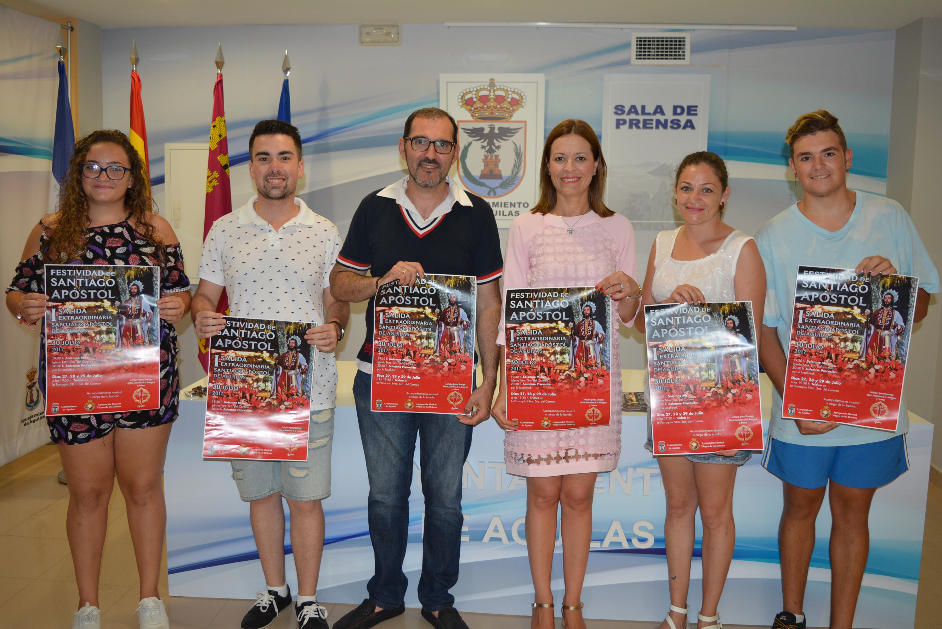 La imagen de Santiago Apóstol recorrerá las calles de Águilas el próximo 30 de julio