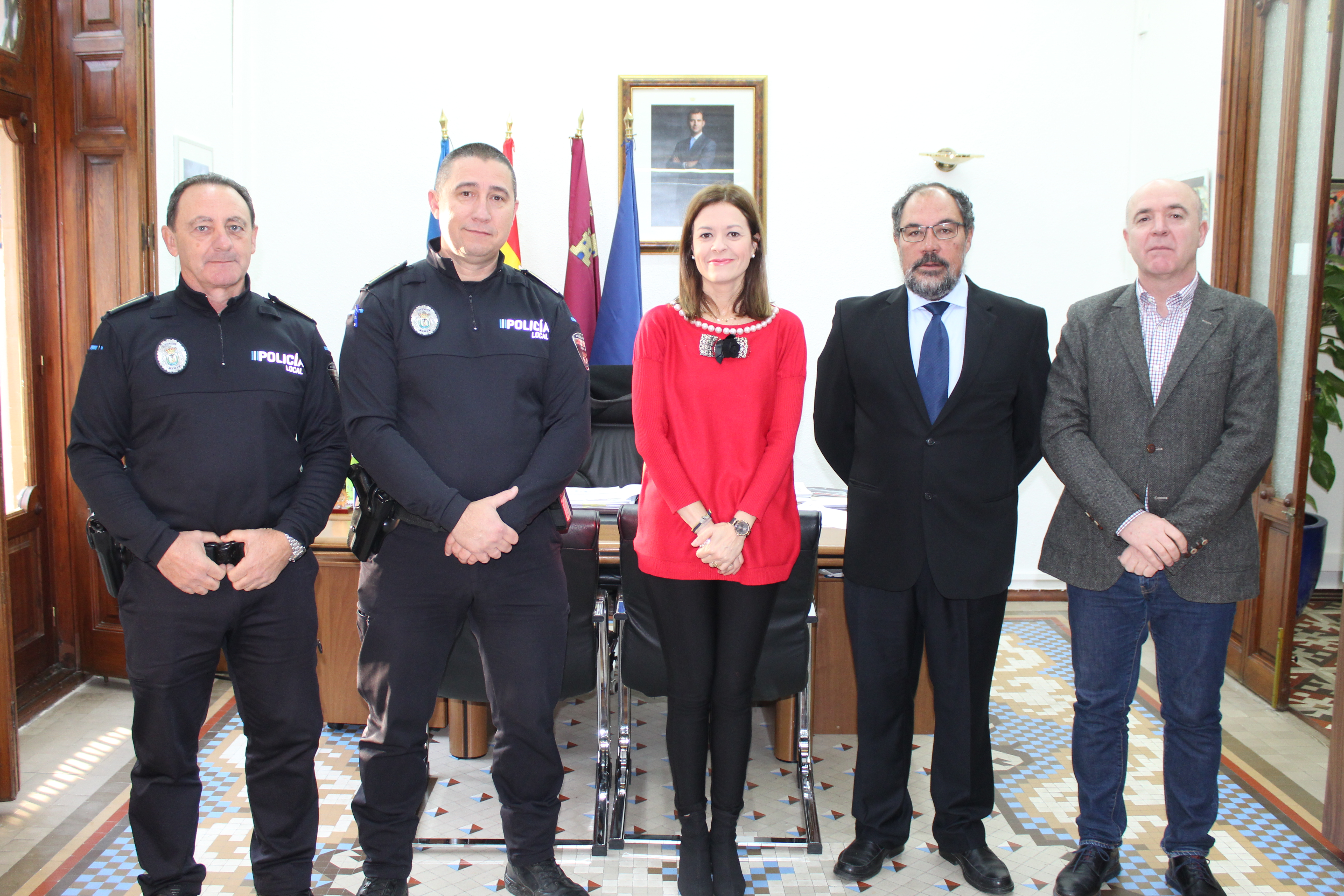 Felipe Mula toma posesión de su cargo como inspector de la Policía 