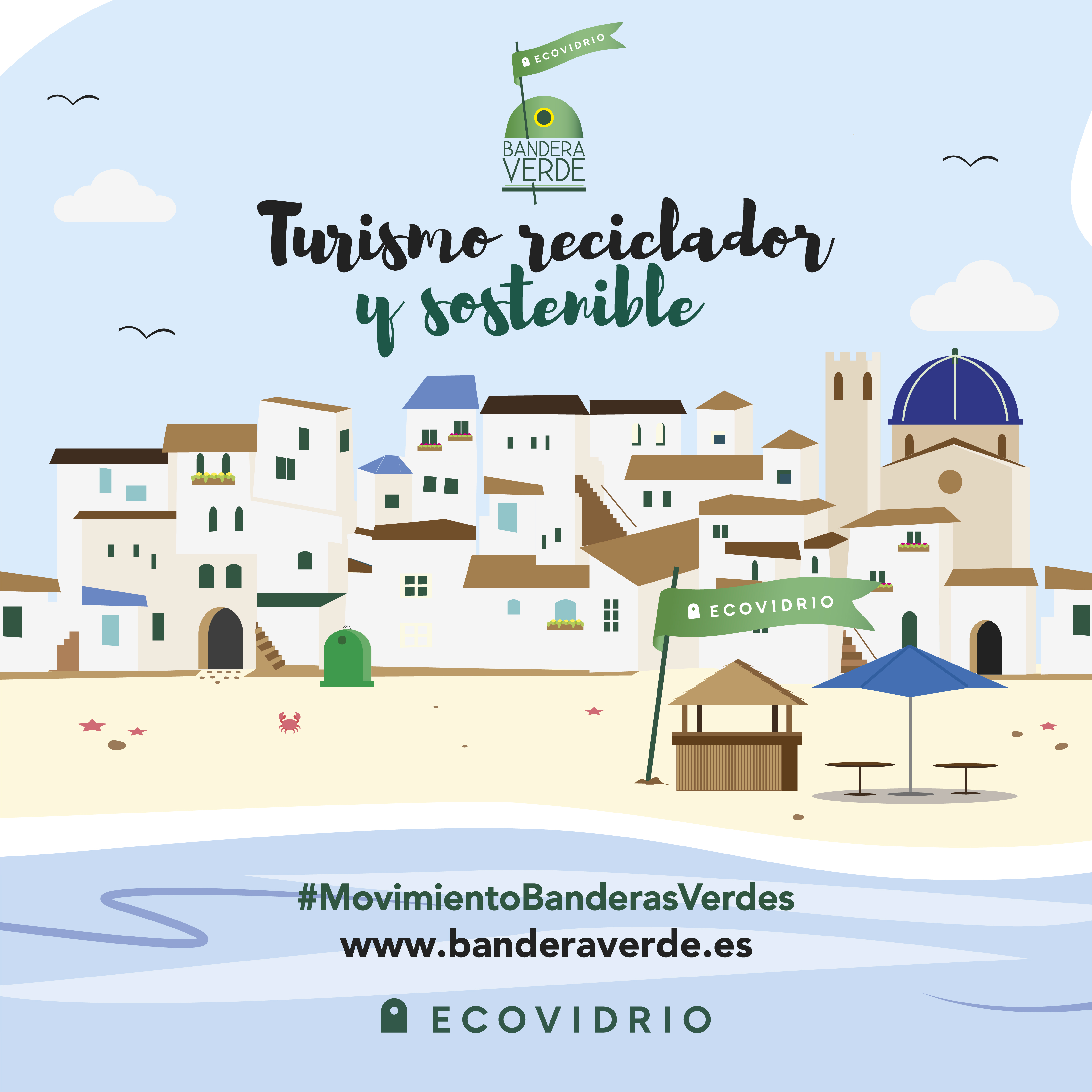 Águilas competirá este verano para conseguir la Bandera Verde de la Sostenibilidad de Ecovidrio