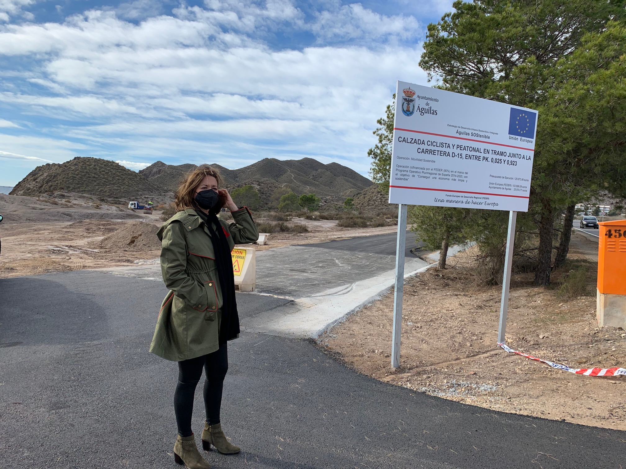 El Carril bici-peatonal de la RM-D15 estará finalizado en febrero