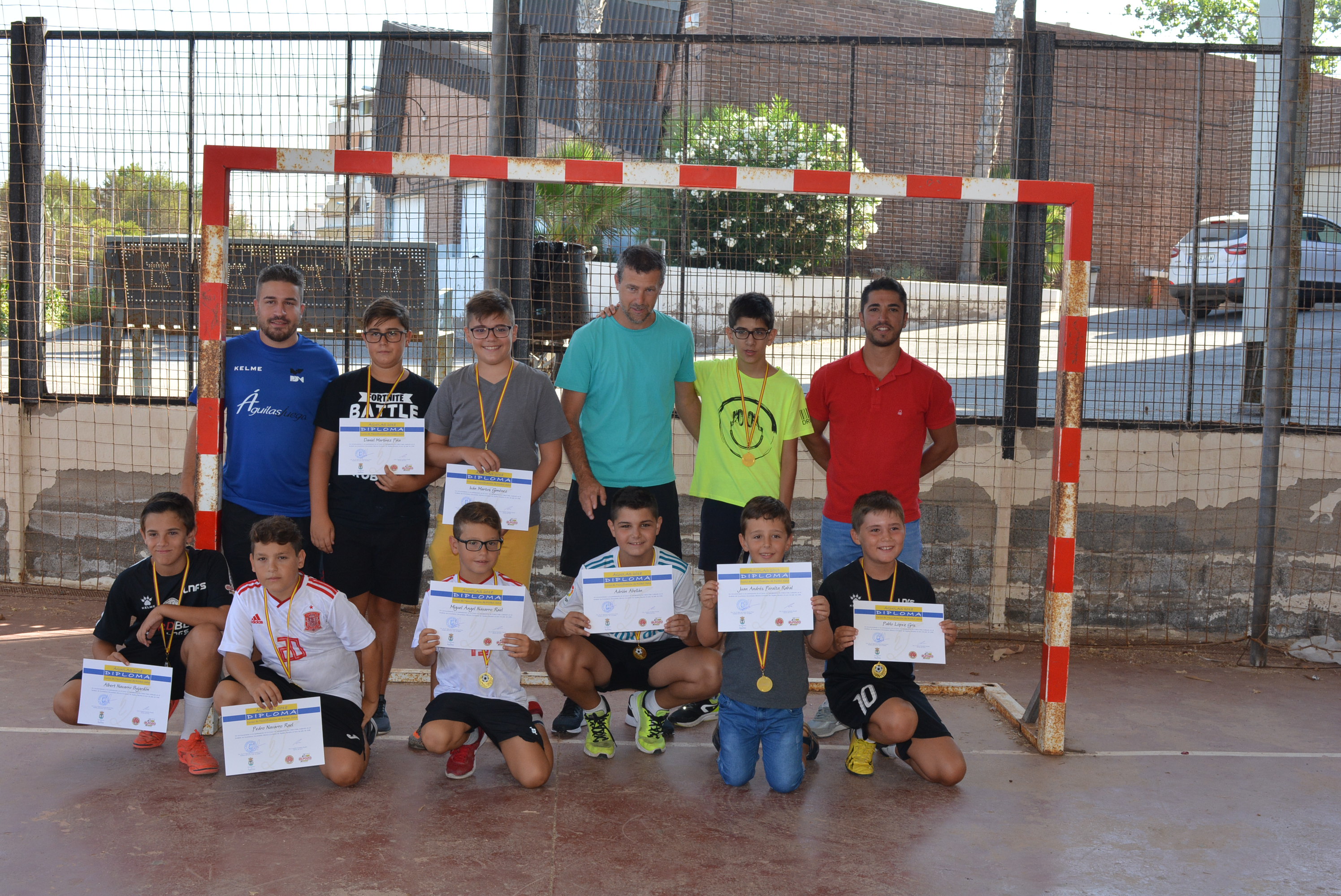 Concluye el Curso de Tecnificación de Fútbol Sala con el acto de entrega de diplomas