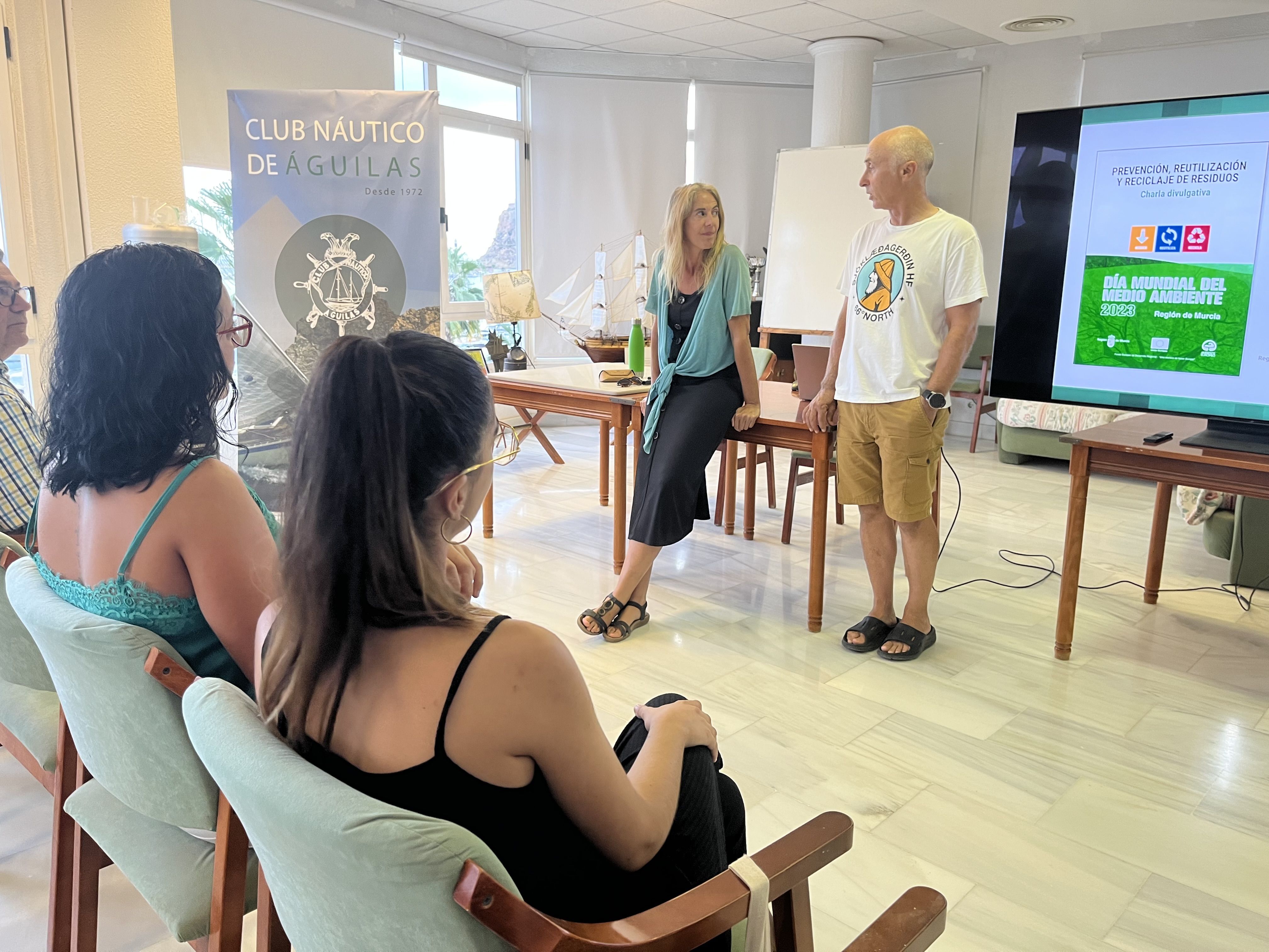 Club Náutico de Águilas cierra el ciclo de conferencias “Cuidando el mar 2023” con la charla sobre "Prevención, Reutilización y Reciclaje de Residuos"