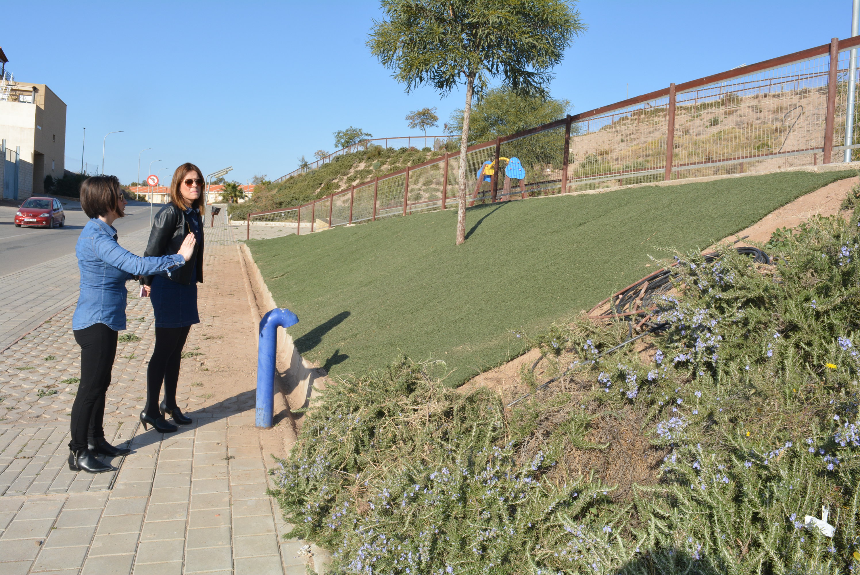 Comienzan los trabajos de mejora del parque Virgen de Fátima