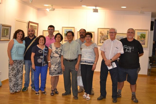 La exposición colectiva Acuarelas y Acrílicos muestra la obra de Cano, Álvarez, Jiménez y Pinto