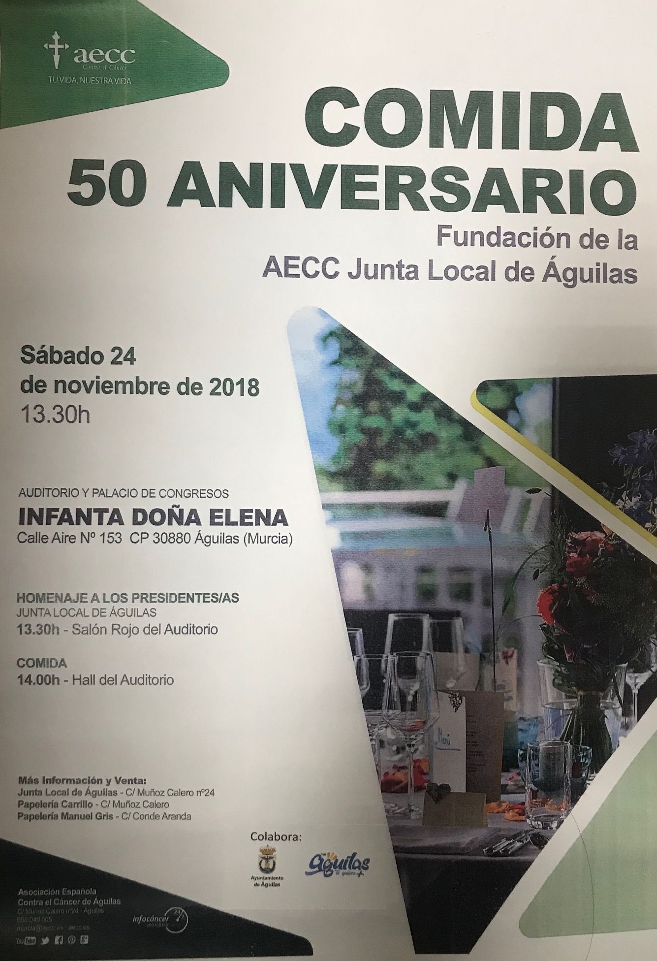 La Junta Local de la AECC celebra su 50 aniversario