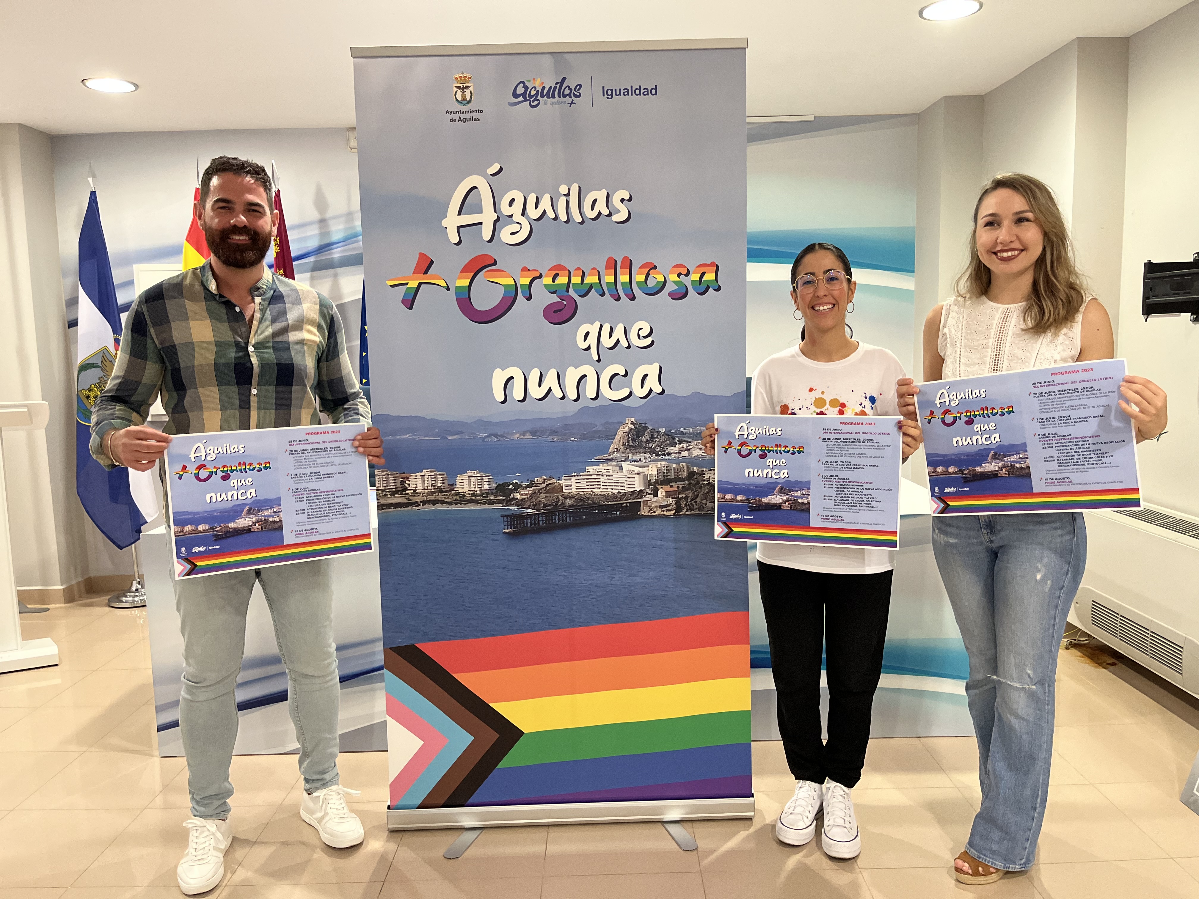 “Águilas + orgullosa que nunca”, lema del Día Internacional del Orgullo LGTBIQ+ 2023