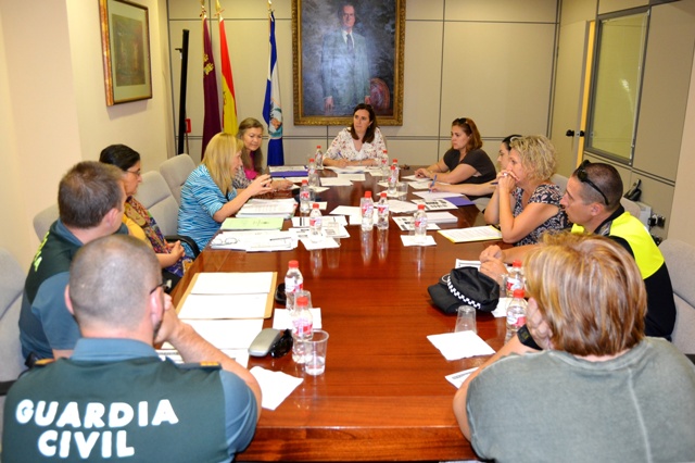 Reunión de la Mesa Local de Coordinación Contra la Violencia de Género en Águilas 