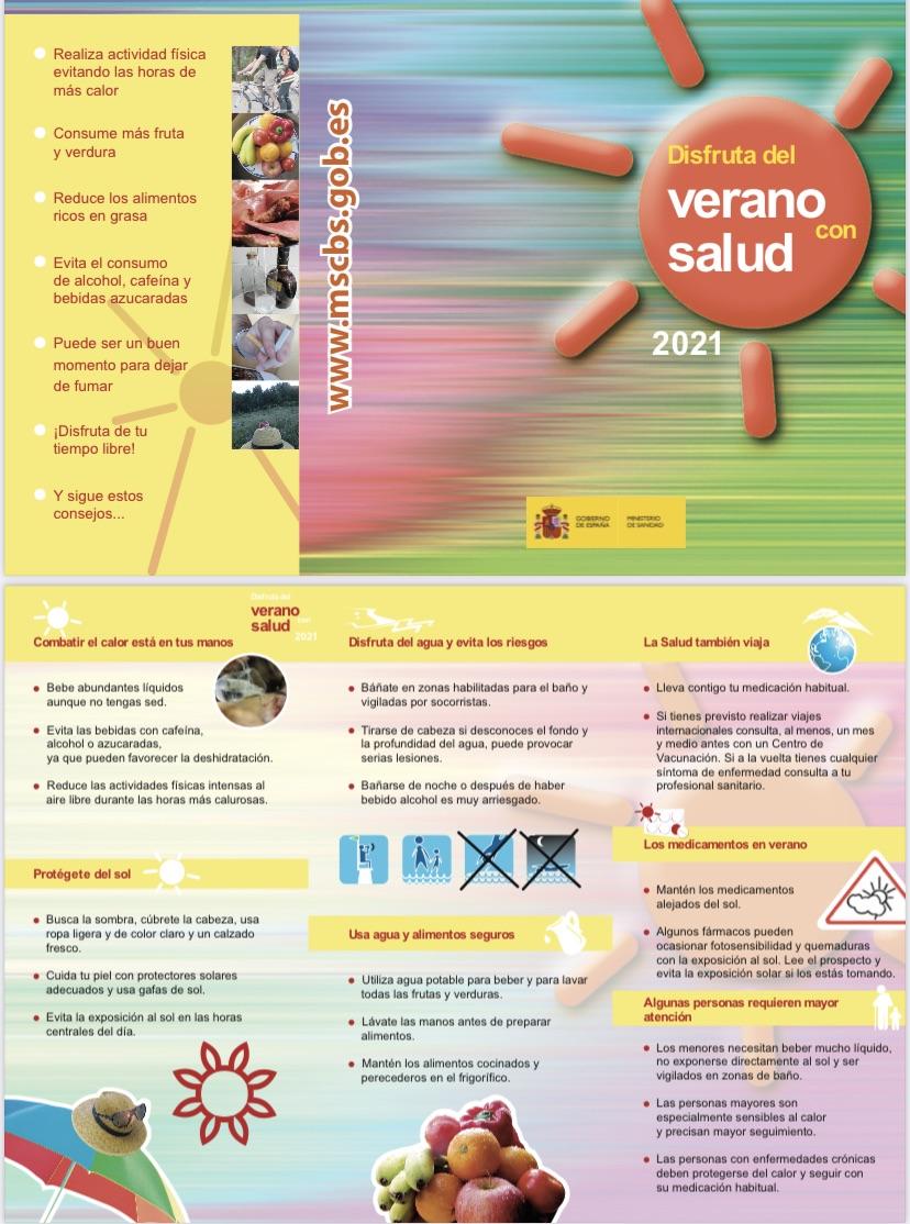 La concejalía de Educación ofrece recomendaciones a Escuelas y Clubes de verano para afrontar la ola de calor anunciada para el lunes