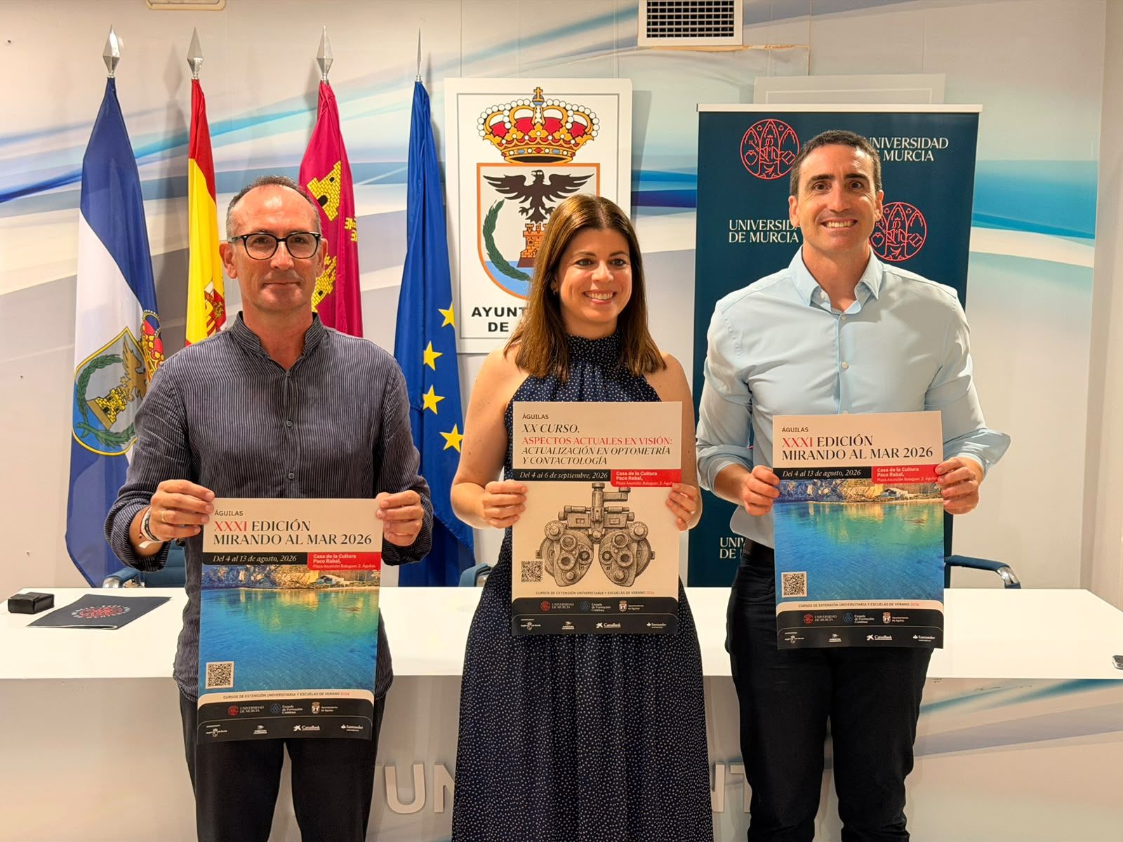 La UMU presenta la XXXI edición del ciclo de ponencias "Mirando al Mar" en su sede permanente de Águilas