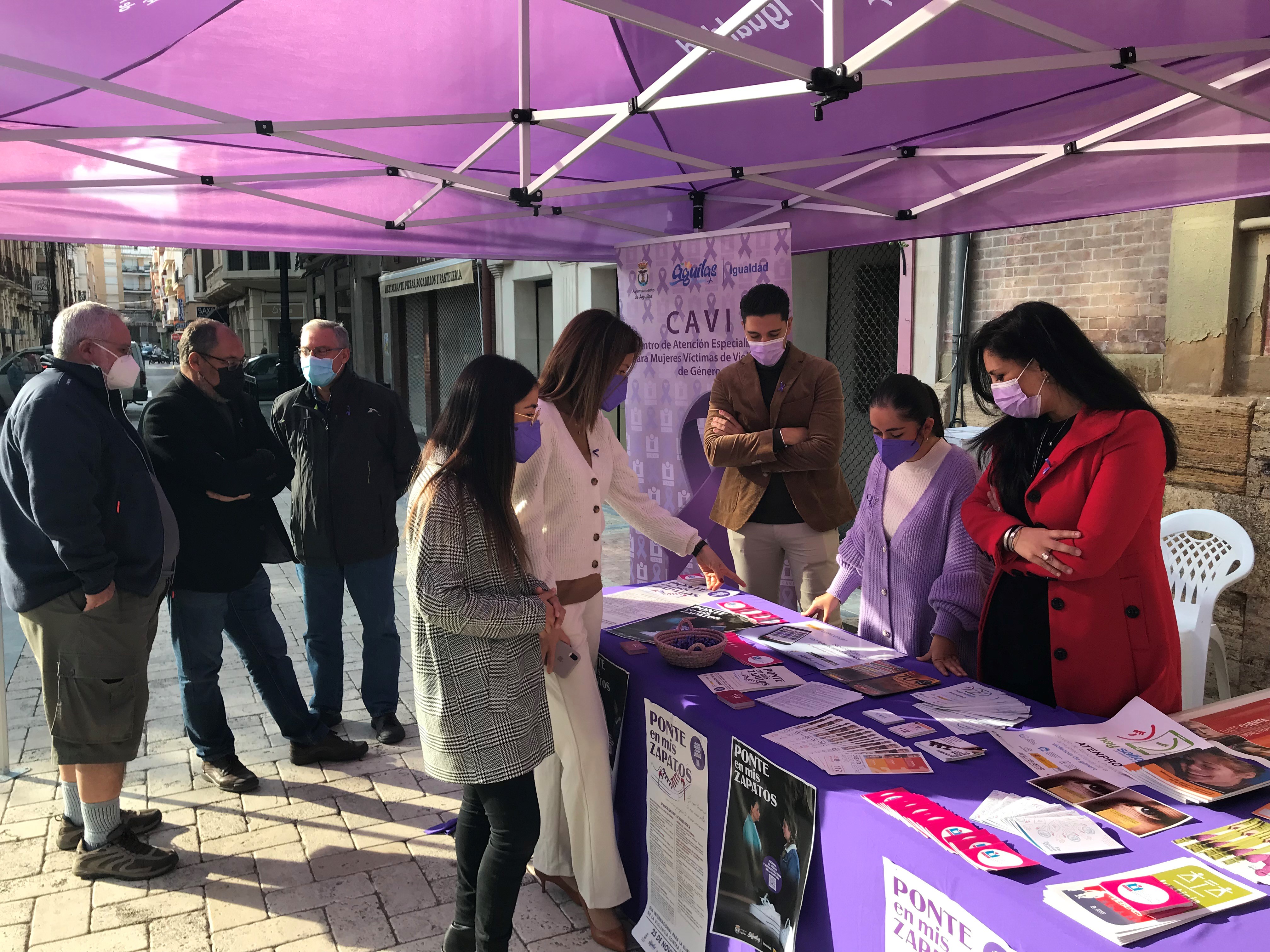 El Ayuntamiento de Águilas se suma a los actos conmemorativos del 25N