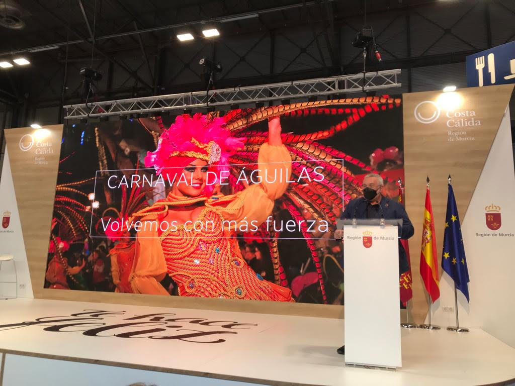 “Volveremos”, lema de la promoción del Carnaval de Águilas en Fitur