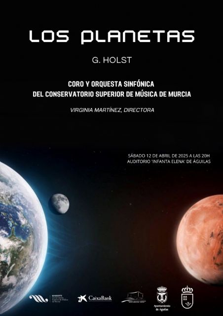 CaixaBank y el Ayuntamiento de Águilas colaboran con el concierto de la Orquesta Sinfónica y del Coro del Conservatorio Superior de Música de Murcia