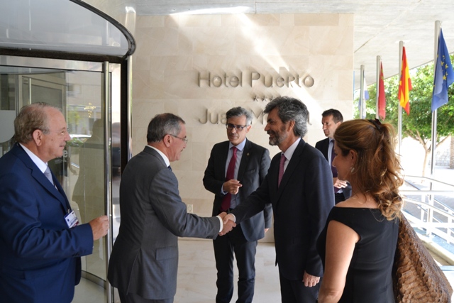 Carlos Lesmes ofrece en Águilas la conferencia inaugural del tradicional curso de Justicia de la Universidad Internacional del Mar   