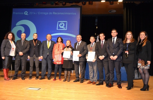 Águilas es reconocida en Fitur con siete distintivos de Calidad Turística 