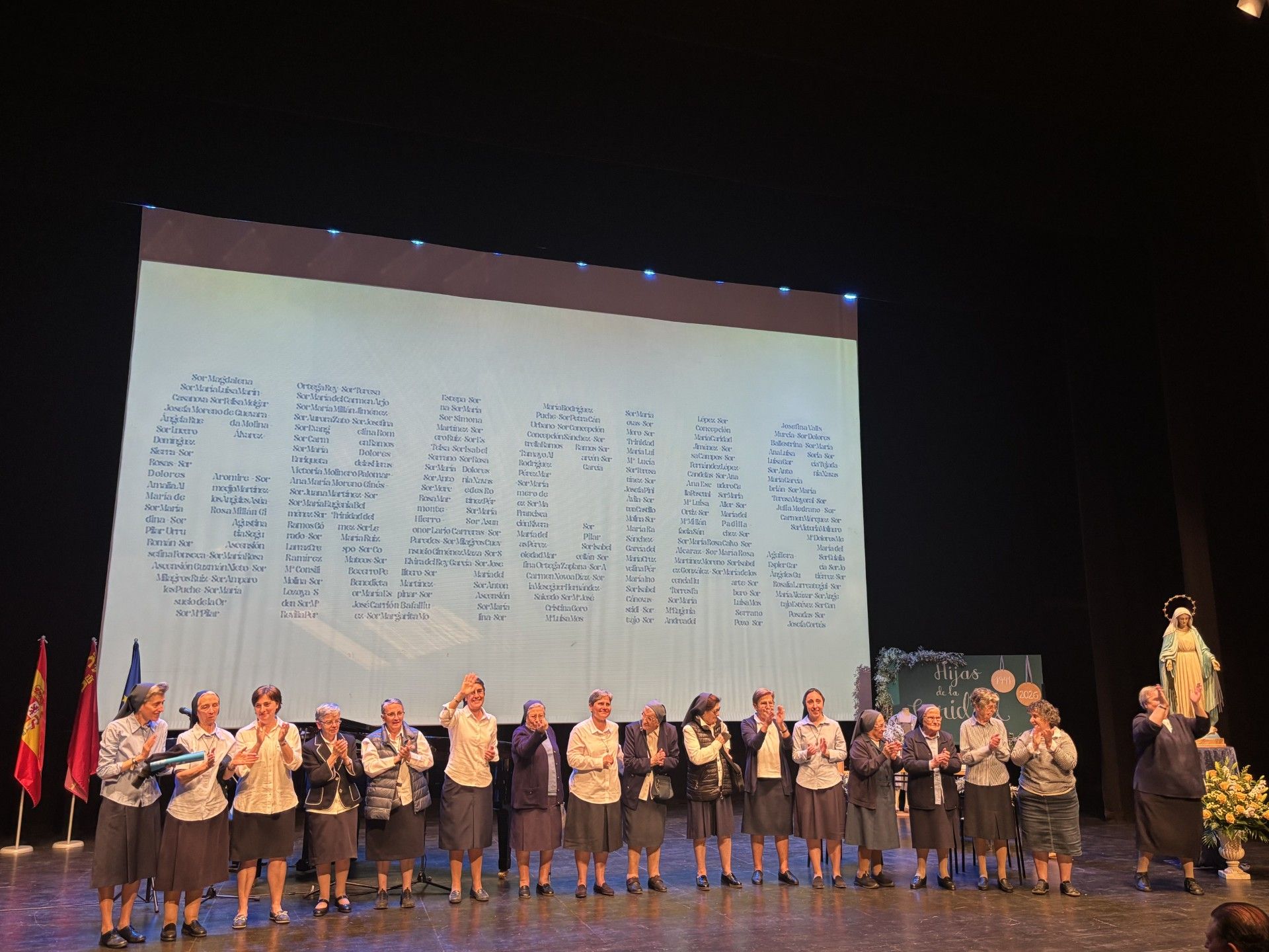El Ayuntamiento de Águilas rinde un emotivo homenaje a las Hijas de la Caridad tras 85 años de entrega y servicio