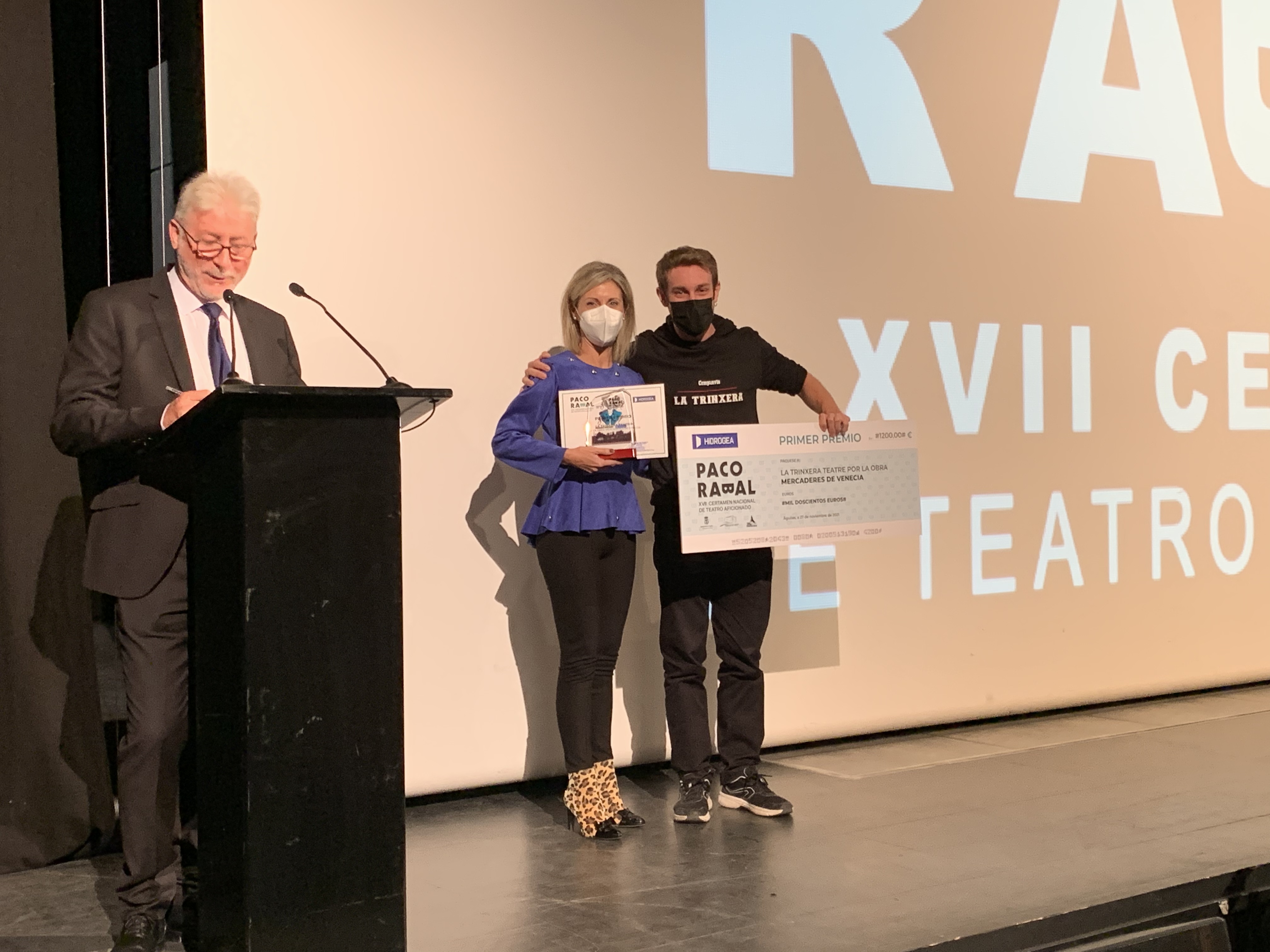 Mercaderes de Venecia se proclama ganadora del XVII Certamen Nacional de Teatro Aficionado Paco Rabal