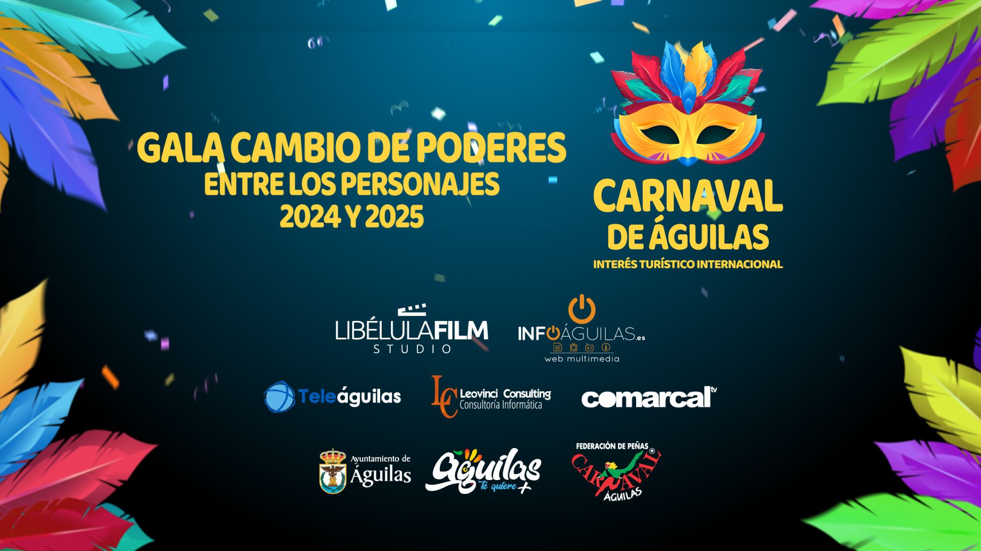Gala del Cambio de Poderes del Carnaval de Águilas 2025
